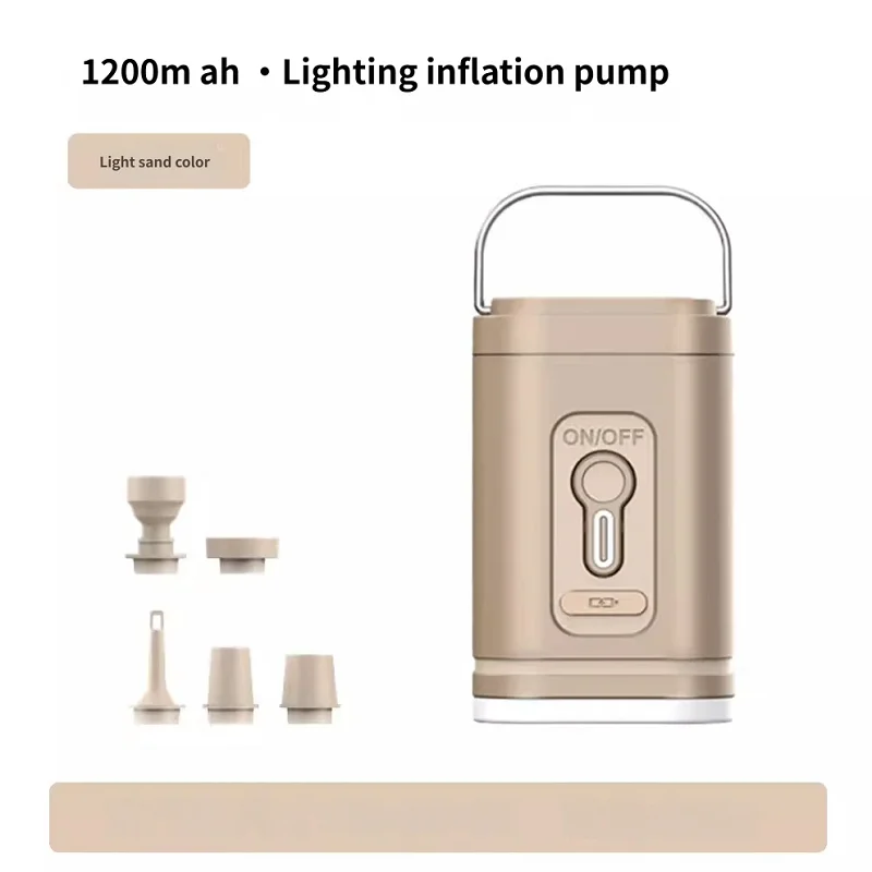Mini tragbare Luftpumpe, kabellose elektrische Vakuumpumpe zum Aufblasen und Ablassen von Luft für Pool-Schwimmreifen, Luftbetten und zum Waschen von Textilien