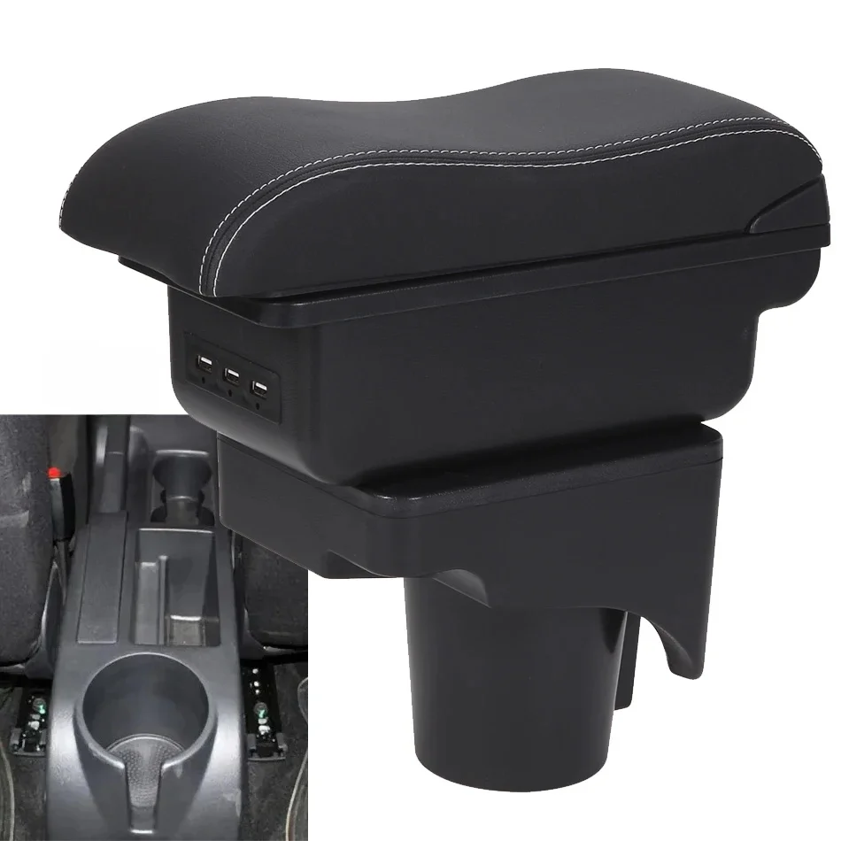 Voor Volkswagen Golf 6 Armsteun Doos Voor Volkswagen Scirocco Sagitar VW Golf 6 Golf 5 Mk6 MK5 Jetta 5 auto Armsteun Auto Opbergdoos - afbeelding 2