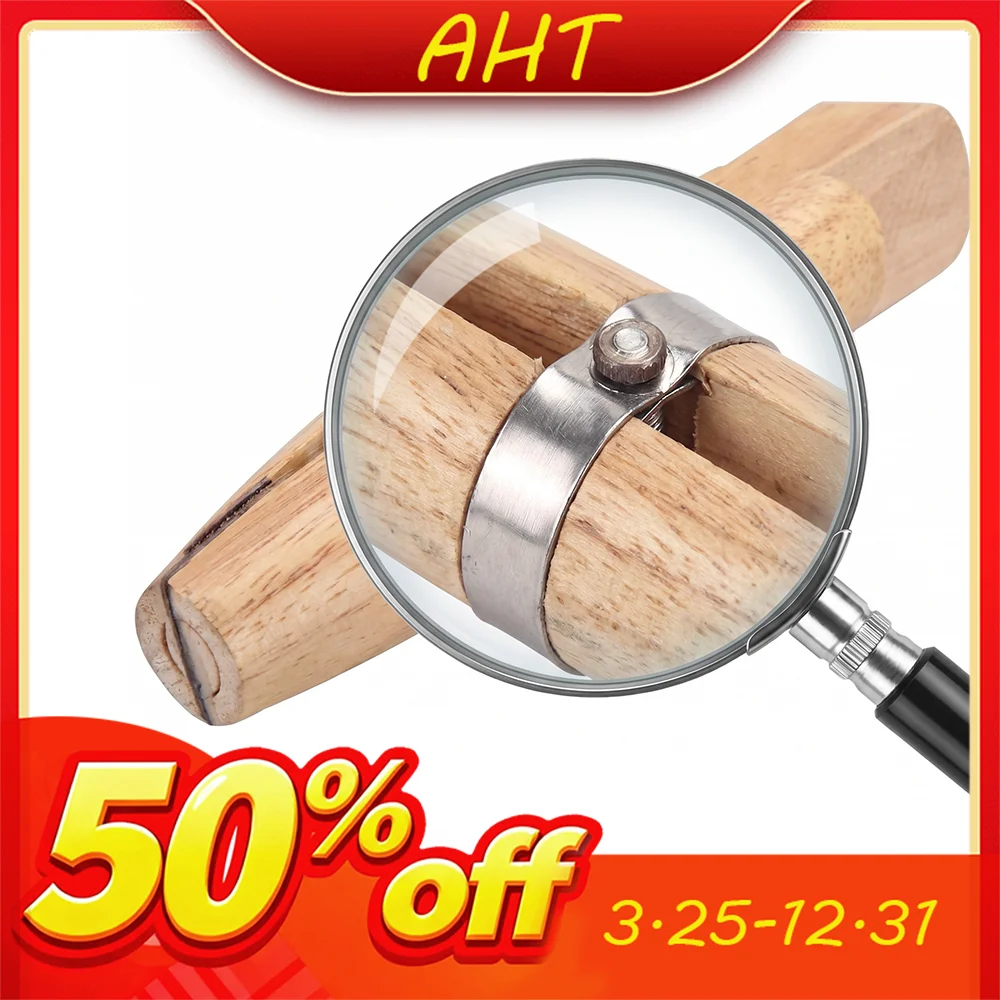 AHT Wooden Ring Clamp with Wedge Hardwood Ring Holding Vise Tool Jewelry Making Secure Grip Non-Scratch for Polishing Engraving