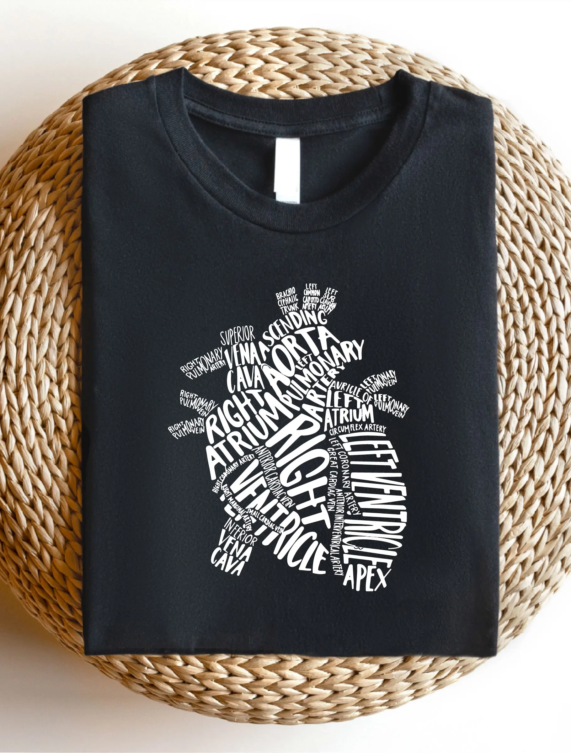 Maglietta da infermiera cardiaca girocollo da donna, maglietta Casual a maniche corte, maglietta con grafica per infermiera cardiaca AE11