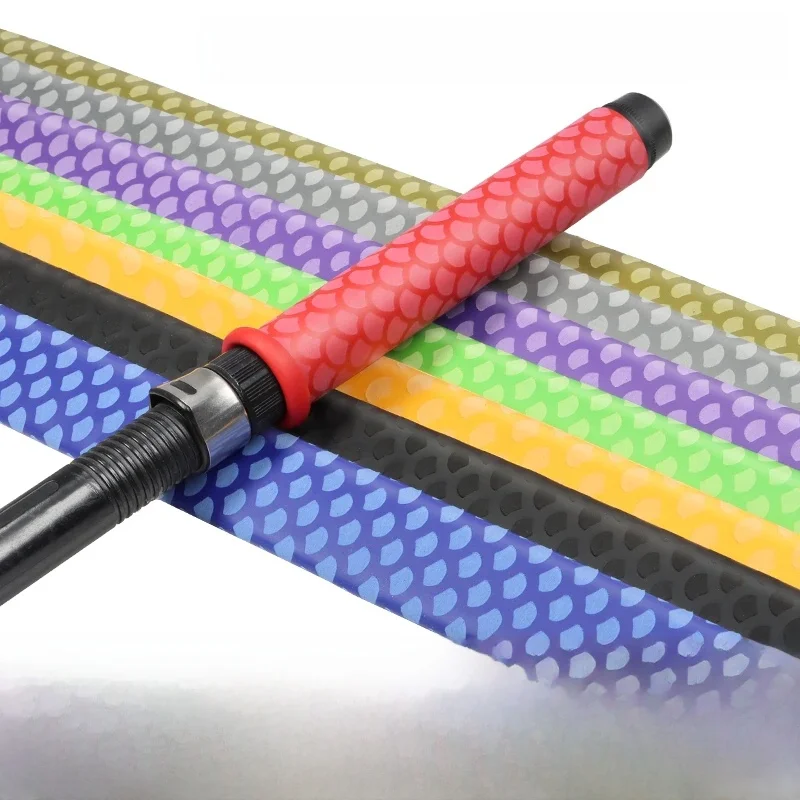 AliExpress 8 Colors Anti-slip Heat Shrink Tube Fishing Rod Wrap Non Skid Bicycle Handle Insulation Protect Racket Grip Waterproof Cover DIY