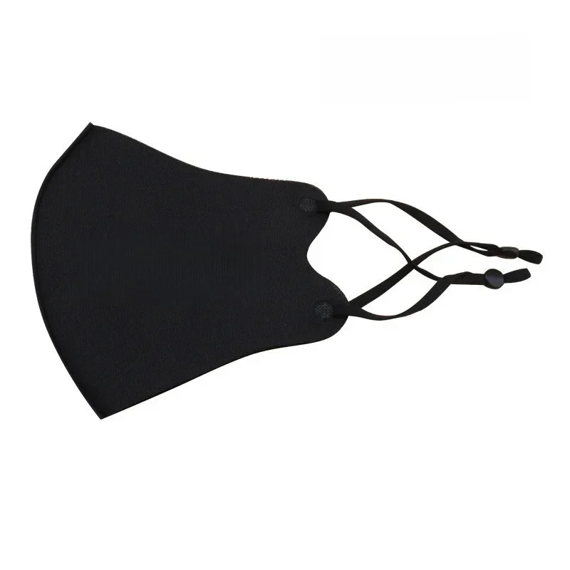 Masque Facial avec Logo Personnalisé, Réglable, Lavable, Anti-Poussière, Respirant, pour l'Été, 10 Pièces