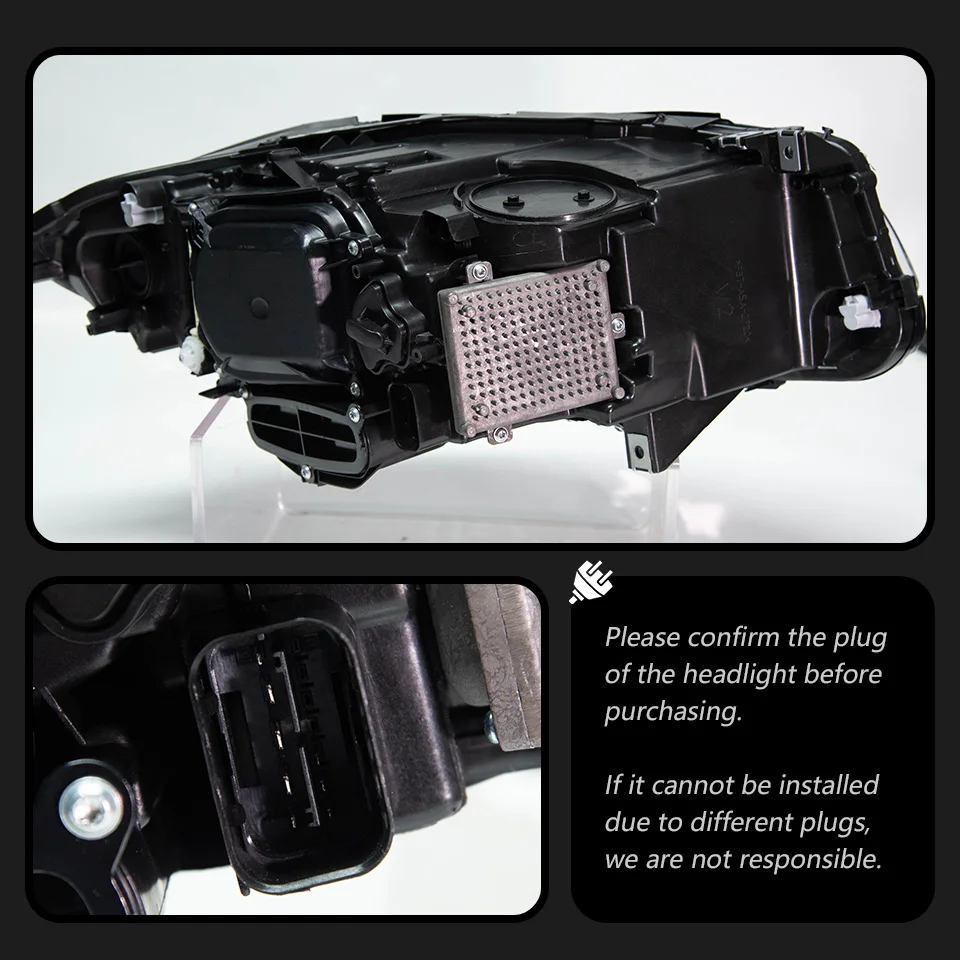 AKD Car Styling Head Lamp for BMW F10 Headlights 2010-2017 520i 525i 530i F18 LED Headlight DRL Projector Lens Auto Accessories