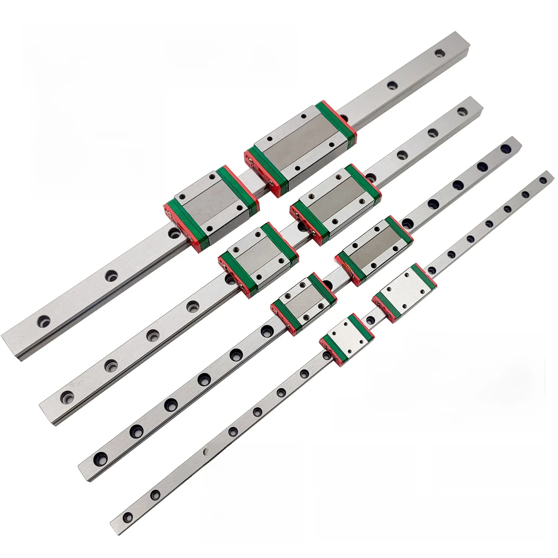 1 Lineaire Gids + 1 Wagen 3d Printer Deel Mgn7c Mgn9c Mgn 12H Mgn15c Miniatuur Lineaire Rail Glijbaan Mgn 7H Mgn12c300/350/400mmmgn 9H - afbeelding 2