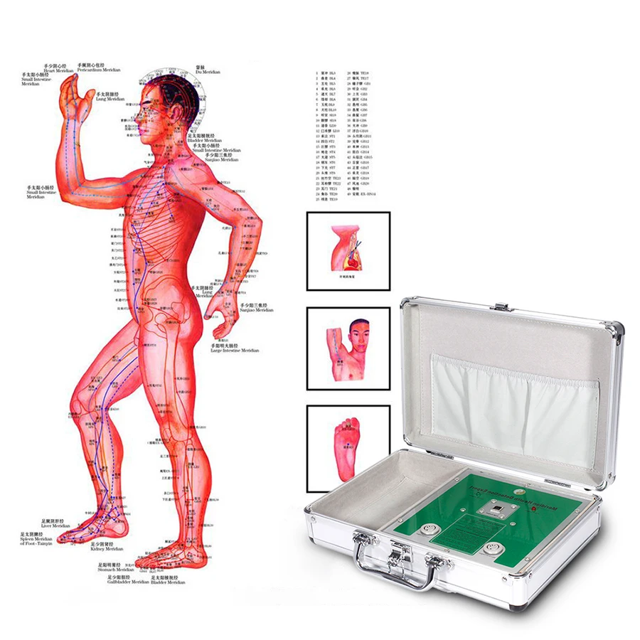 Dispositivo eletrônico de acupuntura, equipamento diagnóstico médico, analisador chinês Meridian Health, 2023