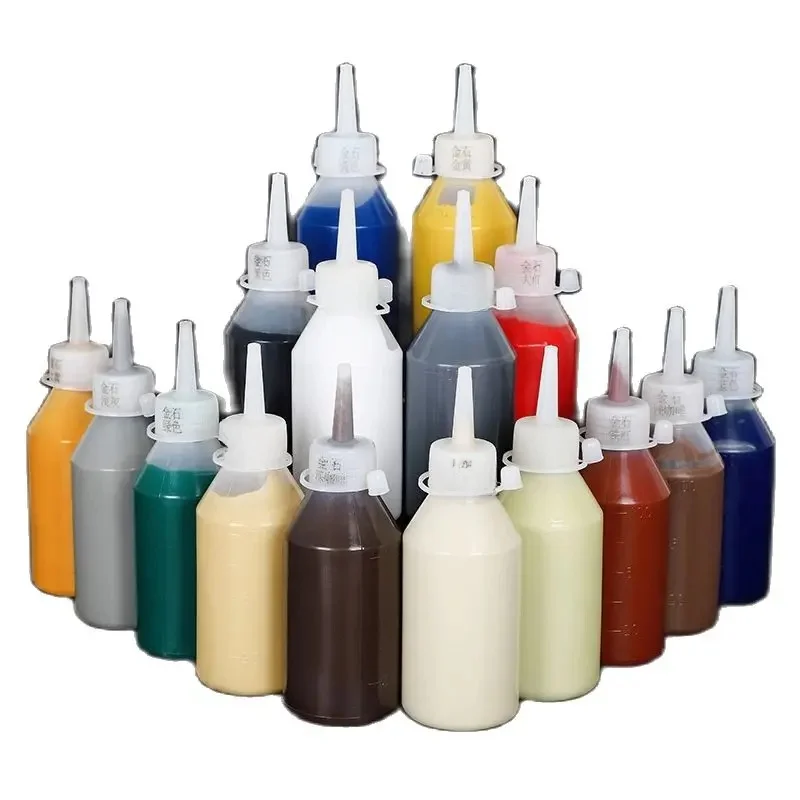 Colle pour pierre de marbre, pâte de couleur, Toner pour réparation de marbre, résine pigmentée, pâte de couleur pour les soins au sol