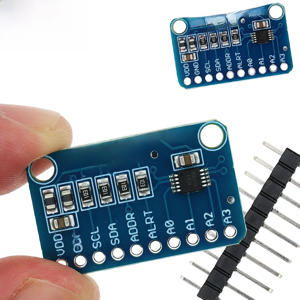 16-bitowy moduł I2C ADS1115 ADC 4-kanałowy z wzmacniaczem Pro Gain — zdjęcie 2