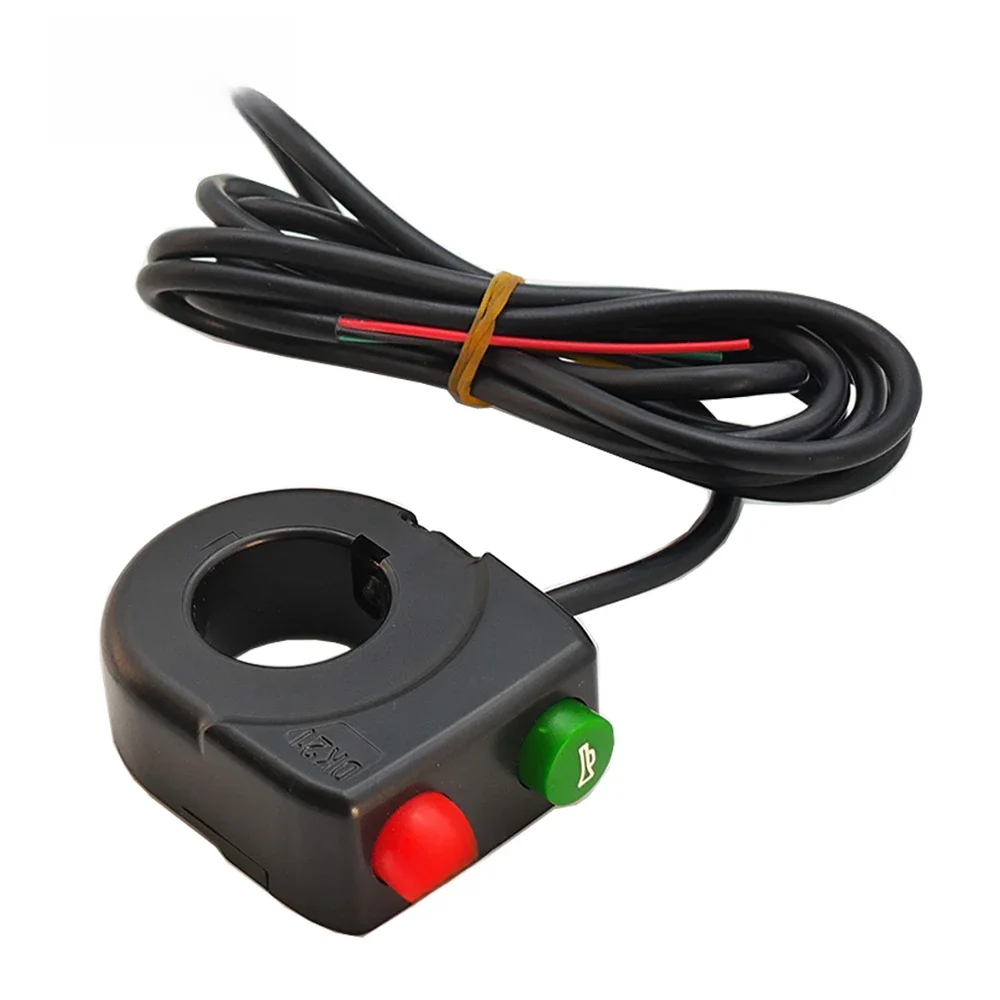 AliExpress Electric Scooter Headlight Horn 2-in-1 Pushbutton Switch for Electric Bicycle Motorcycle E-bike
