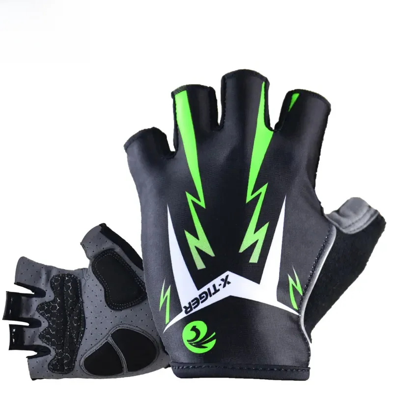 AliExpress X-TIGER Sports Cycling Gloves Half Finger Men Women MTB Bike Gloves Running Fitness Gym Riding