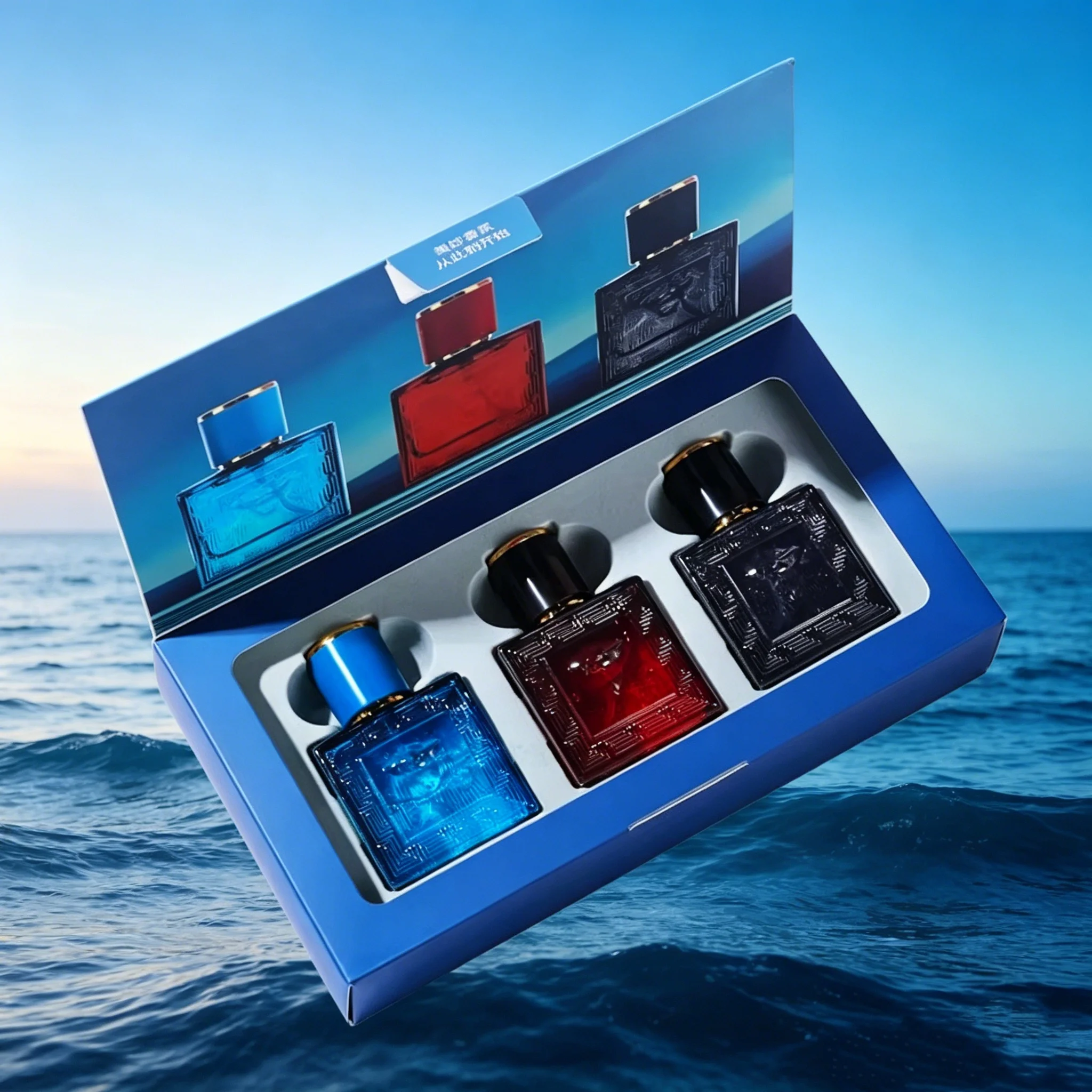 

Mens 3Pcs Brand Perfume Gift Set | Flirting Pheromone Scent | Long-Lasting Irresistible Gentleman Cologne