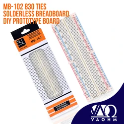 MB-102 830 Ties Solderless Breadboard DIY Prototype Board