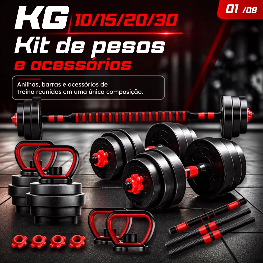 home-gym-kit-10kg-15kg-20kg-30kg-adjustable-dumbbells-includes-long-bar-and-safety-clips