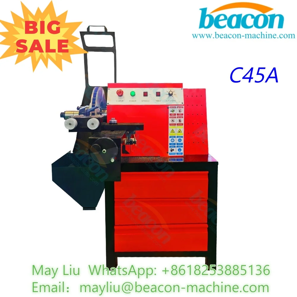 

C45A токарный станок с тормозным диском, обработка тормозного диска или ступицы для средних и маленьких автомобилей, машина для ремонта автомобилей