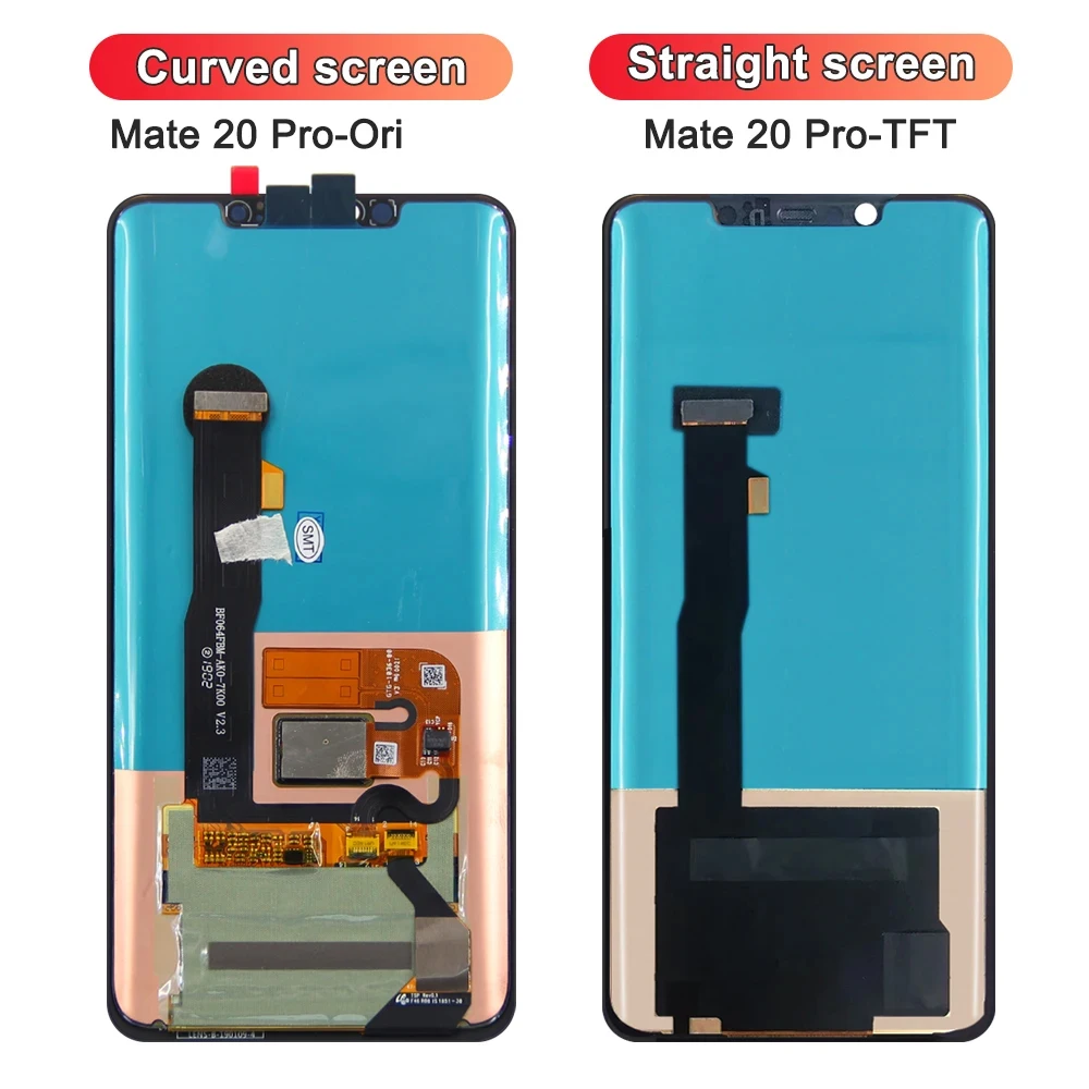 TFT Mate20 Pro Display for Huawei Mate 20 Pro LCD Display Touch Screen Replacement Digitizer with frame For Mate 20Pro Display