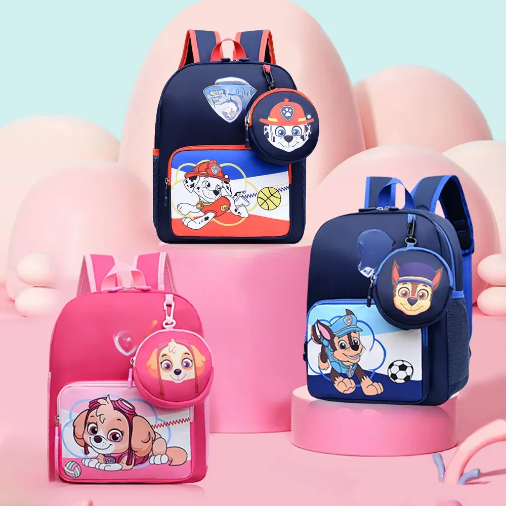 Pfote Patrouille Kinder Schult aschen mit Anhänger Geldbörsen Trümmer jagen felsige Kawaii Anime