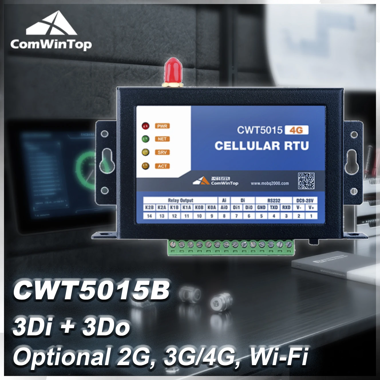 

CWT5015B 3DI 3DO Gsm Gprs 4g Wi-Fi удаленный модуль Io контроллер модема Rtu