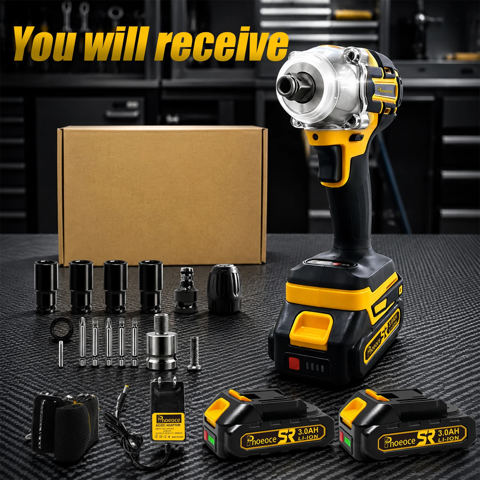 Pnoeoce 450N.m Bezszczotkowy, – Impact Wrench Digital Torque recenzja i cena