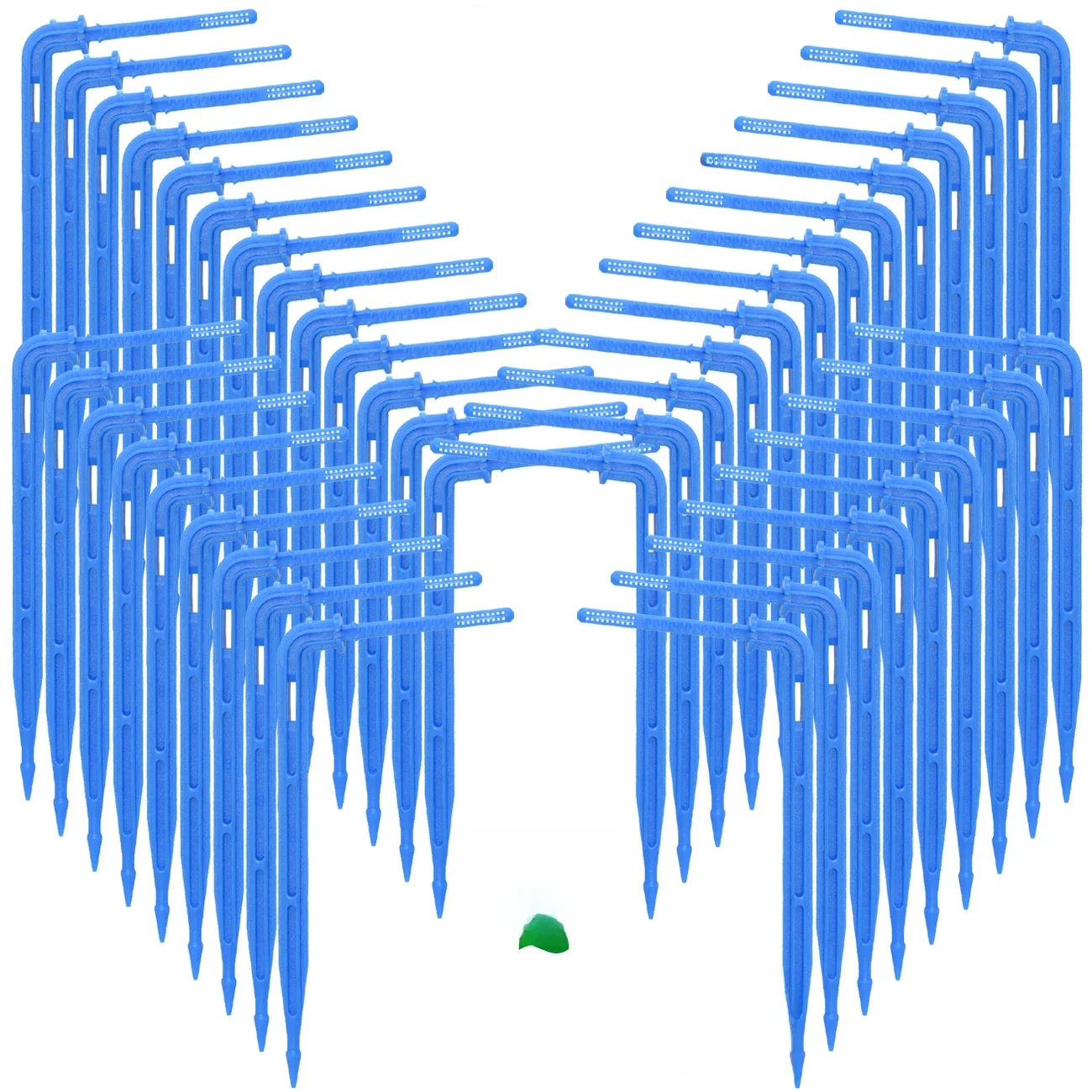 Sprycle 50-1000 pièces 3/5mm flèche pliante goutteurs d'irrigation goutte à goutte de jardin 1/8 ''émission de tuyau Micro système d'arrosage pour plante en pot