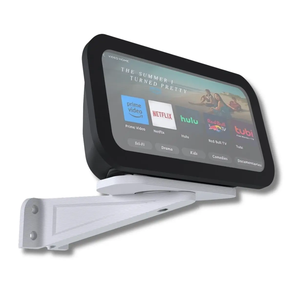 Com suporte de parede ajustável compatível com Alexa Echo Show 8: A solução ideal para quem quer otimizar o espaço e a experiência de uso