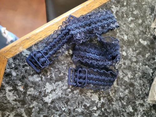 Adjustable Lace Underwear Shoulder Straps Women Elastic Stretch Bra Non-slip Mesh Hollowed Flower Shoulder Straps Accessories photo review