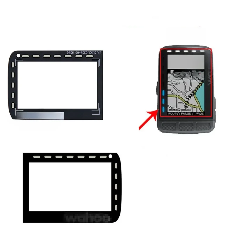 AliExpress NONE For WAHOO ELEMNT ROAM 2 Generation WFCC6 Computerized Bicycle Road Bicycle Mountain Bicycle GPS Glass Protective Cover Replaceme