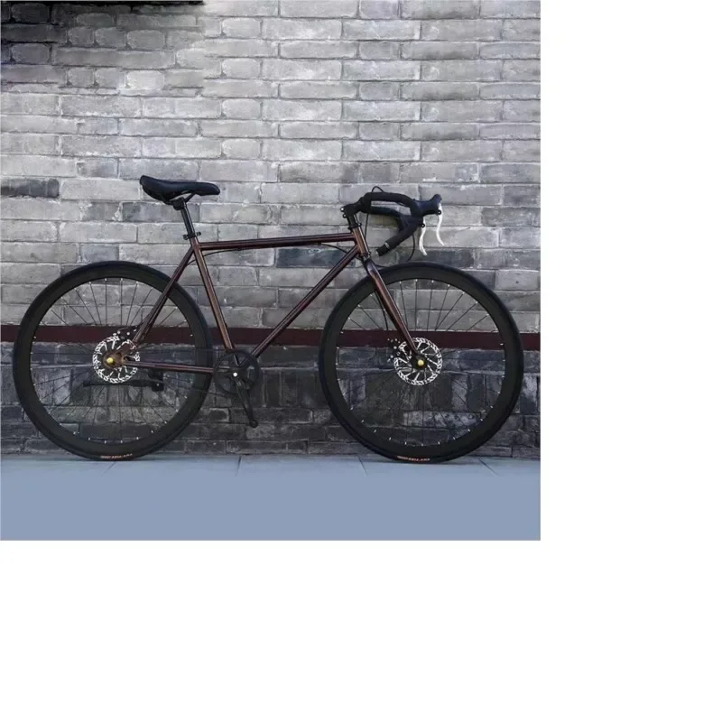 AliExpress smvp Cross Life Curved Handlebar Bicycle Men's Road Riding Disc Brake Student Women's Complete Vehicle Sports Car 24 Inches New 2024