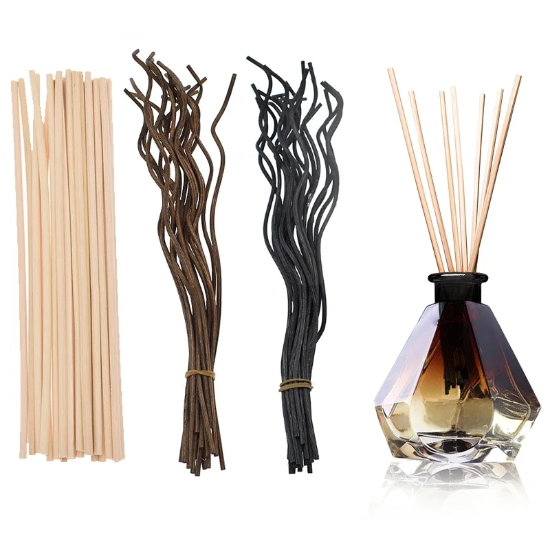 5 pièces diffuseur d'huile 20 cm diffuseur d'arôme rotin bâtons d'arôme pour la décoration intérieure parfum volatiles recharges bâtons parfum de pièce