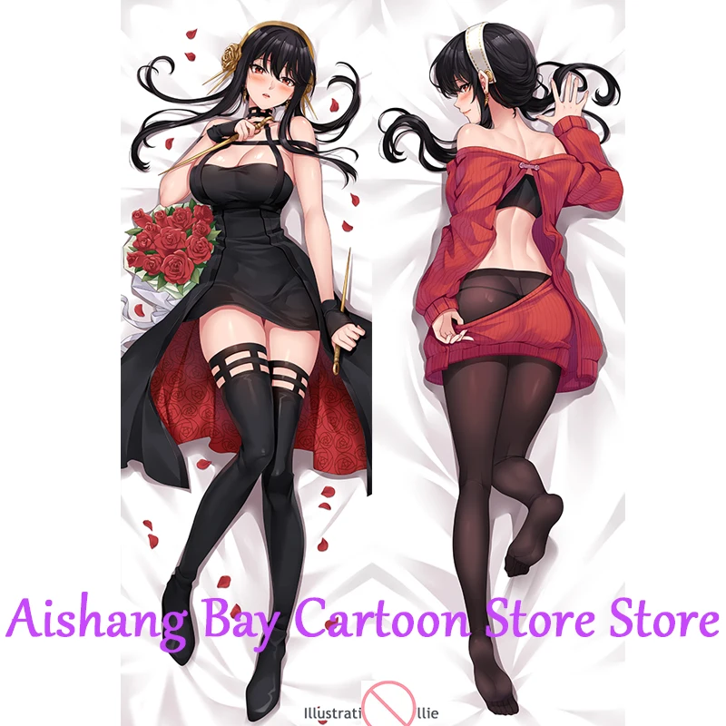 

Dakimakura Anime Pillow Cover Yor Forger SPY FAMILY Double Sided Print Life-size Body Decoration