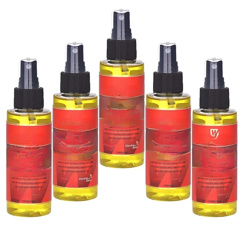 C-22/fles Solvent Spray Remover voor Kant Pruiken Toupetje Lijm Verwijderaars Pruik Lijm Remover voor Tape Hair Extensions - afbeelding 2