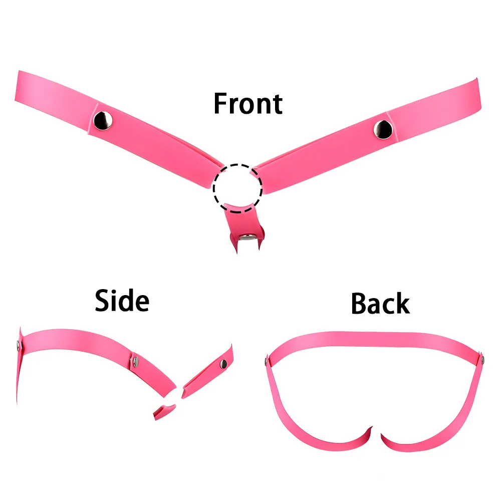 Elastic Nylon Harness Belt for FRRK Male Chastity Cage Male Chastity Device Fixing Belt Body Harness Adult Sex Toys for Men - view 4