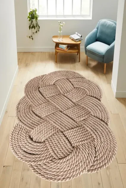 Digital Printing Washable Non-Slip Base Decorative Living Room Kitchen Carpet Floor Rug