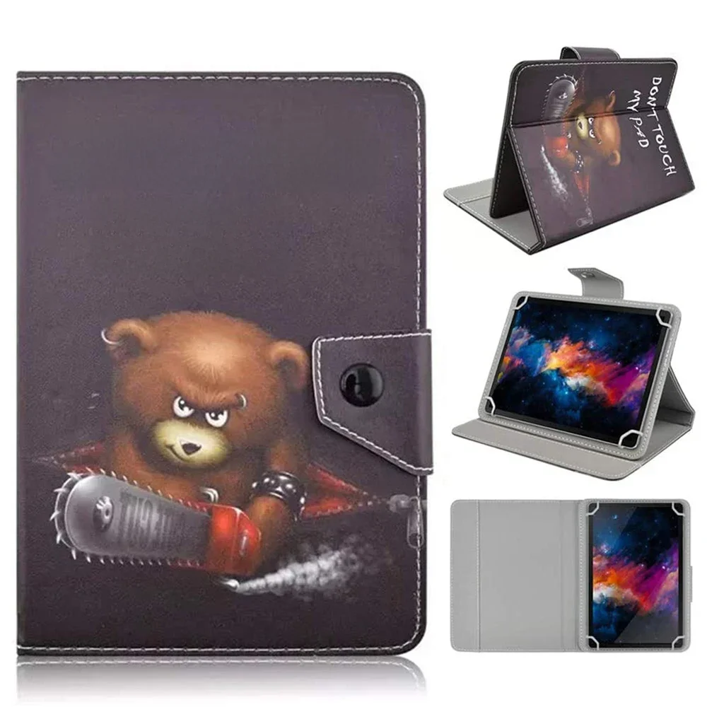 Uniwersalne etui ochronne na tablet 7 "-10.2" cala, futerał z funkcją podstawki, kompatybilne z tabletami Android Samsung z ekranem dotykowym o przekątnej 9, 10, 10.1 cala. — zdjęcie 2