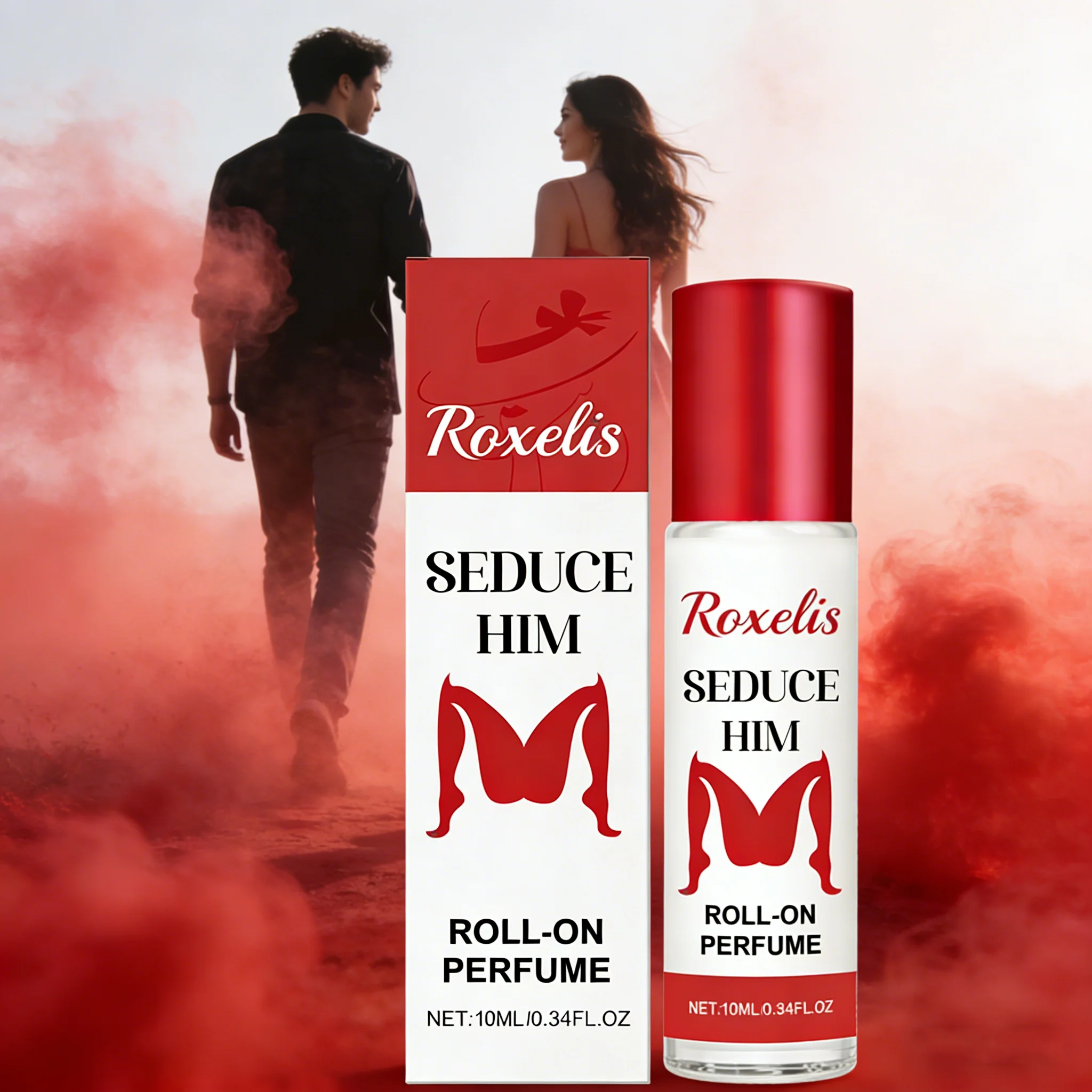 

Парфюм-роллер ROXELIS 10 мл, аромат Gourlon, натуральный, освежающий, для флирта, гламурный, для свиданий, для пар, очаровательный парфюм