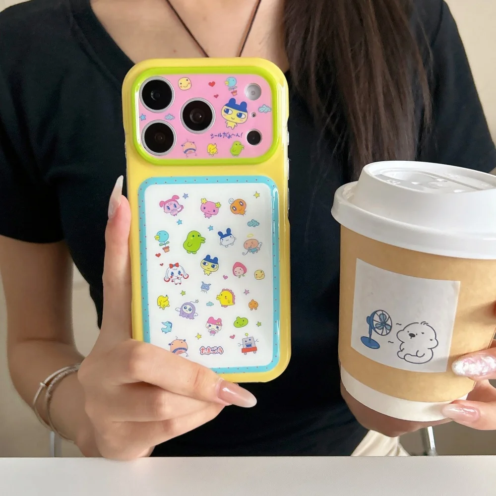 Kawaii Cartoon Animal Rabbit Phone Case for iPhone 16 17 16 Pro 15 Pro 17 Pro Max Cover Silicone Cases Cute Shockproof Cover