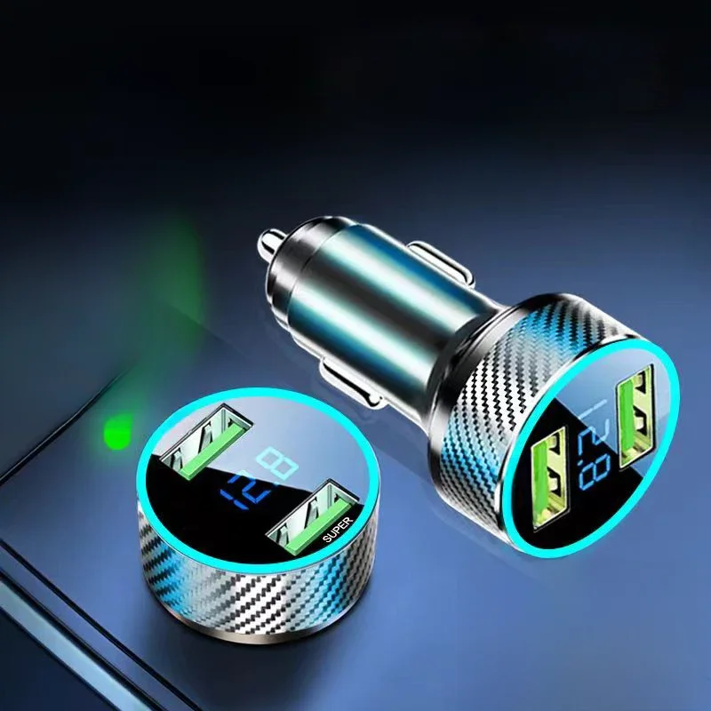 Ładowarka samochodowa USB o mocy 300 W. Super szybkie ładowanie 2 w 1 z monitorem napięcia do Samsung OPPO VIVO Huawei Oneplus iPhone iPad — zdjęcie produktu 7