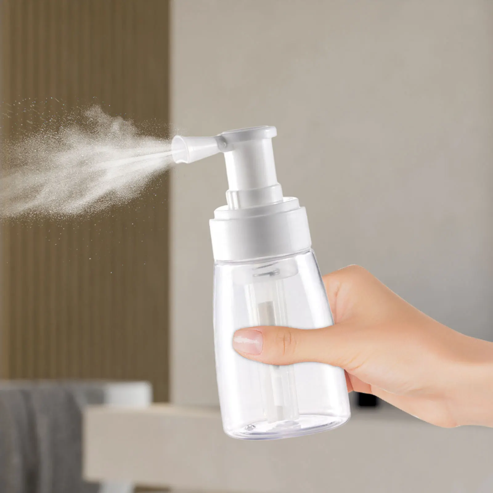 140 ml Powder Spray Bottle Glitter Puffer Pump for Craft Hairdressing Spray Bottle Dry Powder Blower for Barber Travel Cosmetics - Image 2