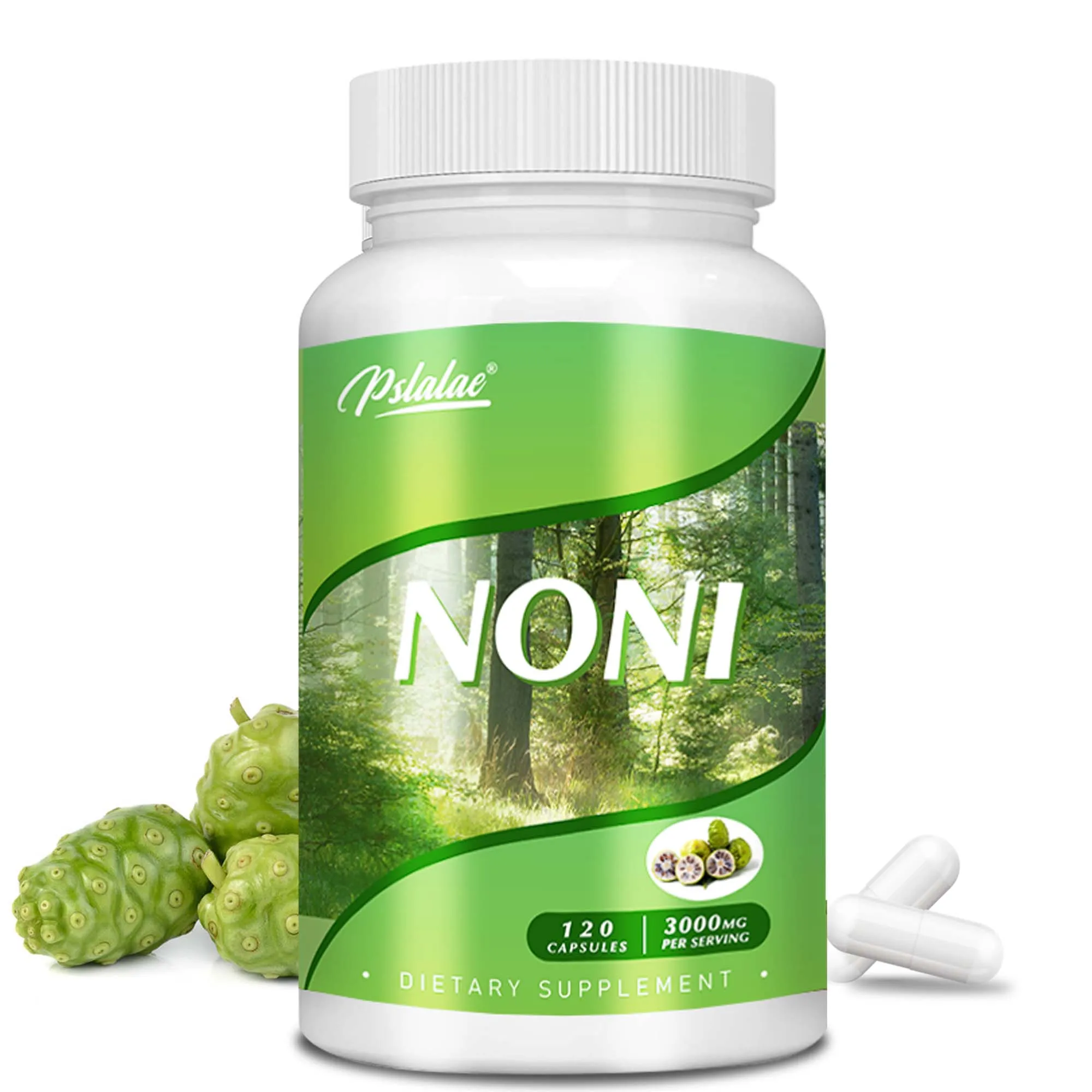 Cápsulas de frutas Noni, mejora la inmunidad, apoya la salud Intestinal y de las articulaciones, antioxidante, 120 cápsulas