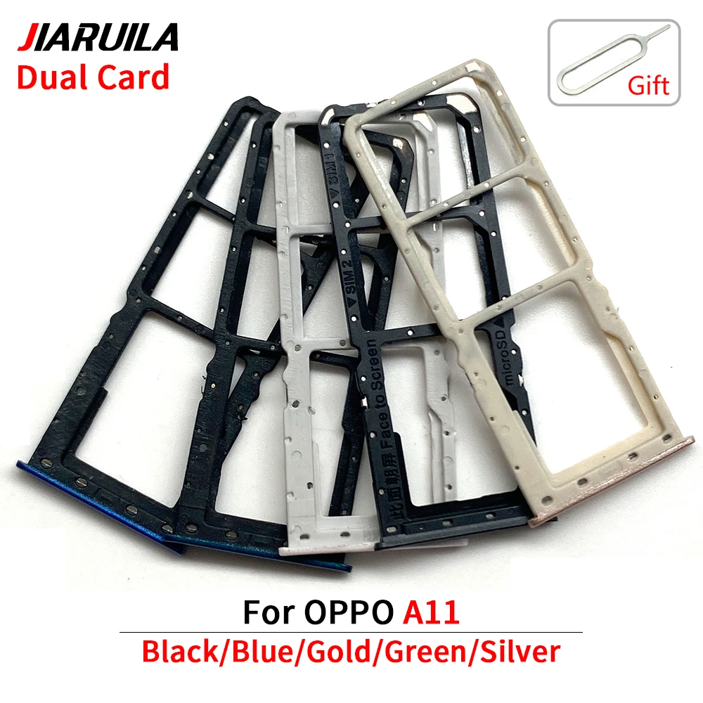 SIM Card Tray Slot Holder Adapter For Oppo A11 A12 A58 A74 4G 5G Sim Card Tray replacement Accessories with Pin