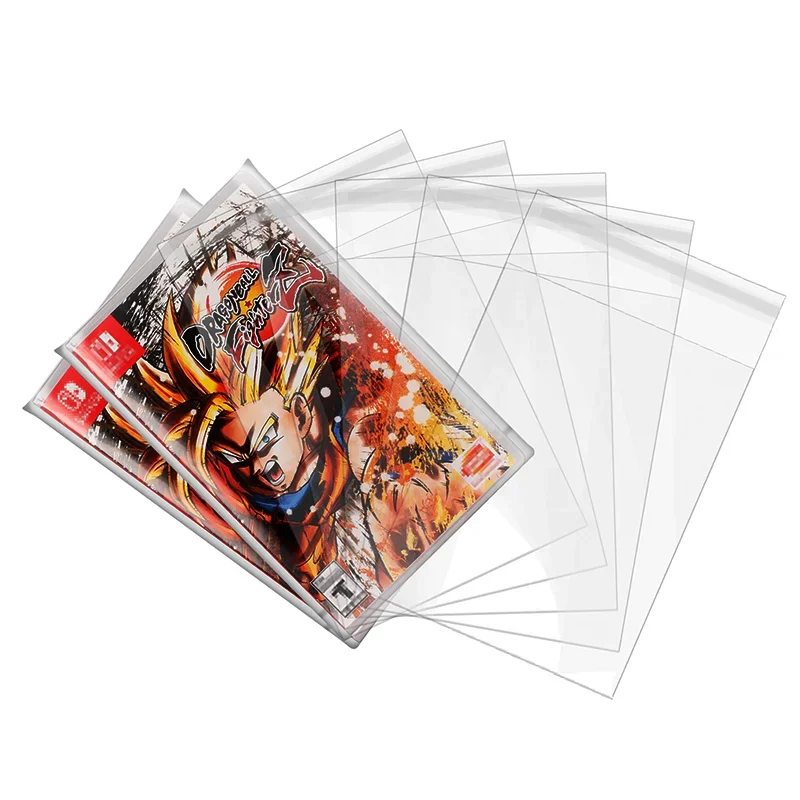 100 sztuk/partia dla Nintendo Switch etui na gry zamykane rękawy ochronne OPP plastikowe torby na wkład NS — zdjęcie produktu 6