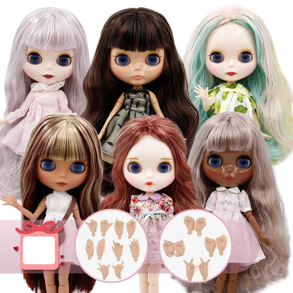 ICY DBS Blyth Puppe nackt 30 cm Maßgeschneiderte 1/6 Bjd mit Gelenkkörper Handsets AB als Geschenk