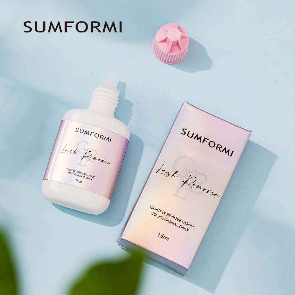 Summani Wimpern kleber entferner 15ml Entferner Gel Flüssigkeit schnell entfernen keine Reizung Wimpern verlängerung sauberes Gel falsche Wimpern Make-up