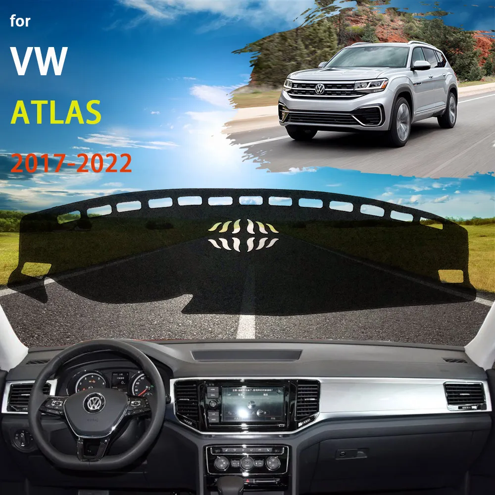 Dashboard Cover Protective For Volkswagen VW Atlas Teramont 2017 2018 2019 2020 2021 2022 Car Accessories Dash Board Sunshield