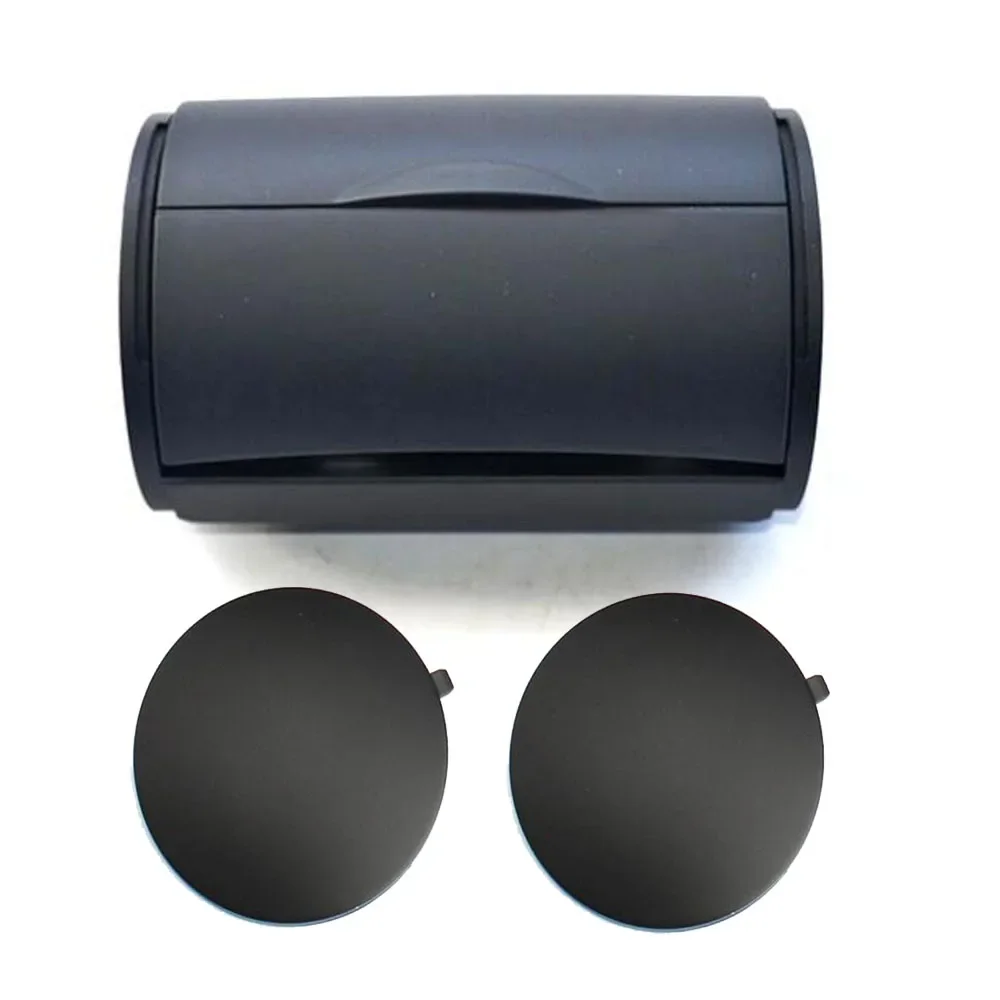 1 zestaw czarnych tylnych popielniczek z bocznymi zaślepkami do VW JETTA MK4 BORA GOLF GTI MK4 4 IV 1998 1999 2000 2001 2002 2003 2004 — zdjęcie 2