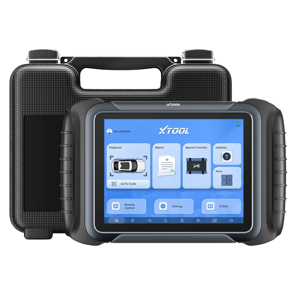 XTOOL D8S V2.0 All System Auto Diagnose Gereedschap ECU Codering OBD2 Bidirectionele Scanner Sleutelprogrammering Topologie Mapping 42+ Resets