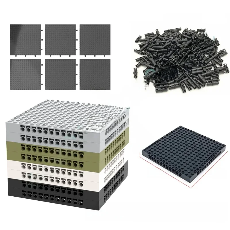 Groothandel 6-20 Stuks 16x16 Pixel Art Bouwsteen Grondplaat 65803 Compatibel met 98138 Kleine Deeltjes Bricks DIY Speelgoed Gratis Pins - afbeelding 2