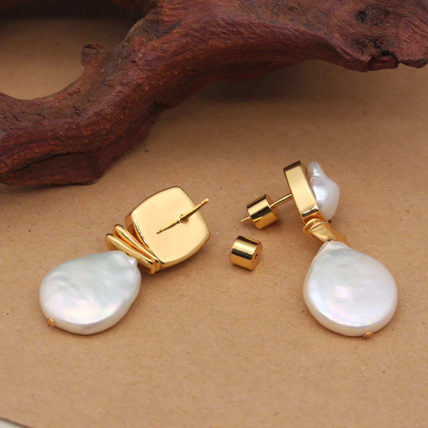 YAJUNIEL Natural Freshwater Pe - Pearl Stud Earrings 评论和价格