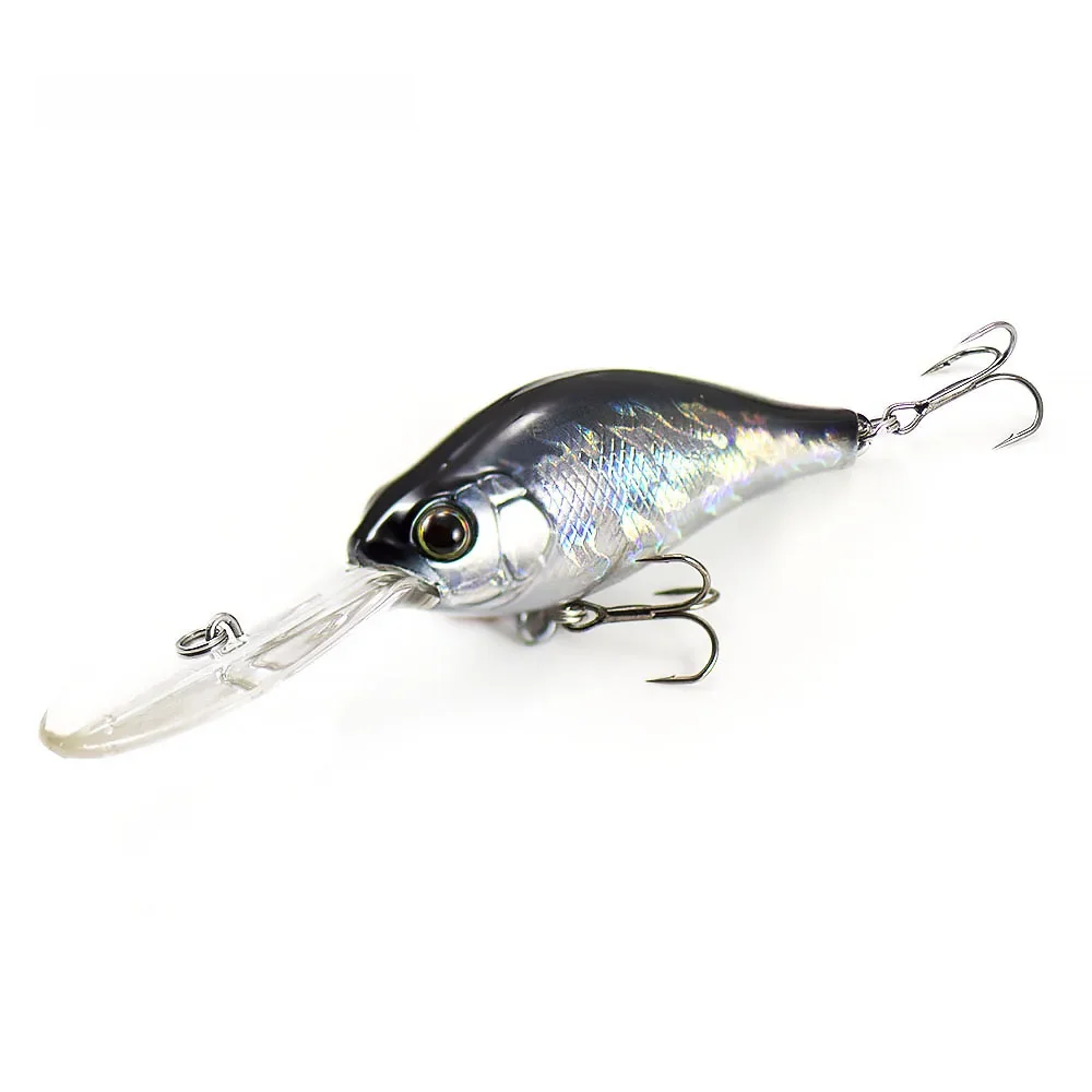 Countbass-Leurre rigide flottant de type WobJeff, appât Élidéal pour la pêche à la manivelle profonde, 4m, 13 pouces, 65mm, 2 à 1/2 pouces, 14.5g, 1/2 oz