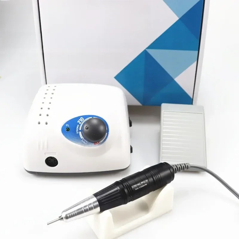 Sterke 210 Pro IV Nagelboor 65 W 45000 Machine Snijders Manicure Elektrische Nagelboor Frezen Manicure Machine Polish Nagelvijl - afbeelding 2