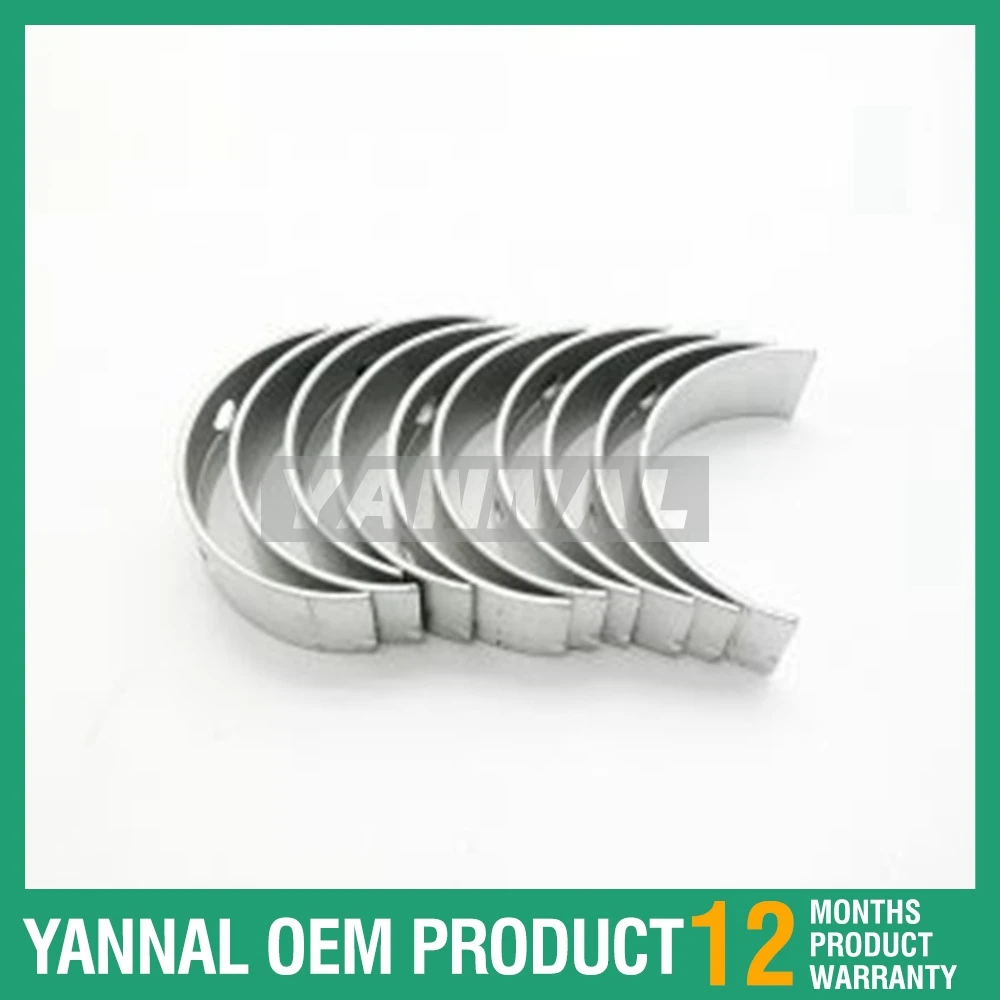 For Yanmar 4TNV98 4TNV98T 4TNE94 4TNV94L STD 5 Pairs Main Bearing YM729900-02801