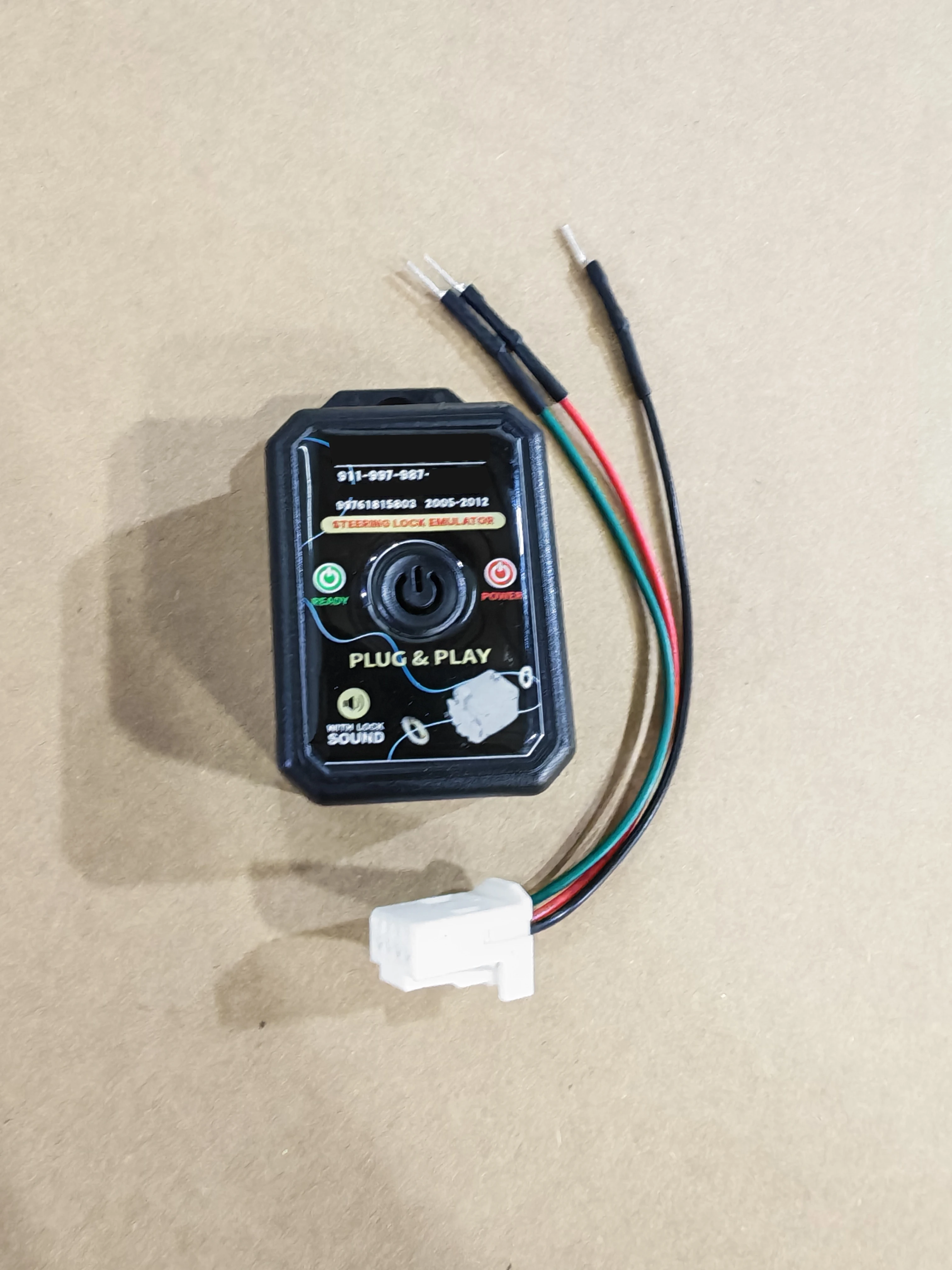 Steering Lock Emulator Simulator for Por-sche 911 997 987 for Boxster/Cayman/Carrera 2005-2012 with Lock Sound Plug and Start